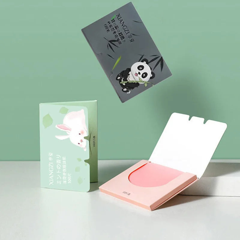 Facial Oil-absorbing Paper, Portable and Removable, Scented Facial Tissue, Make-up Artist