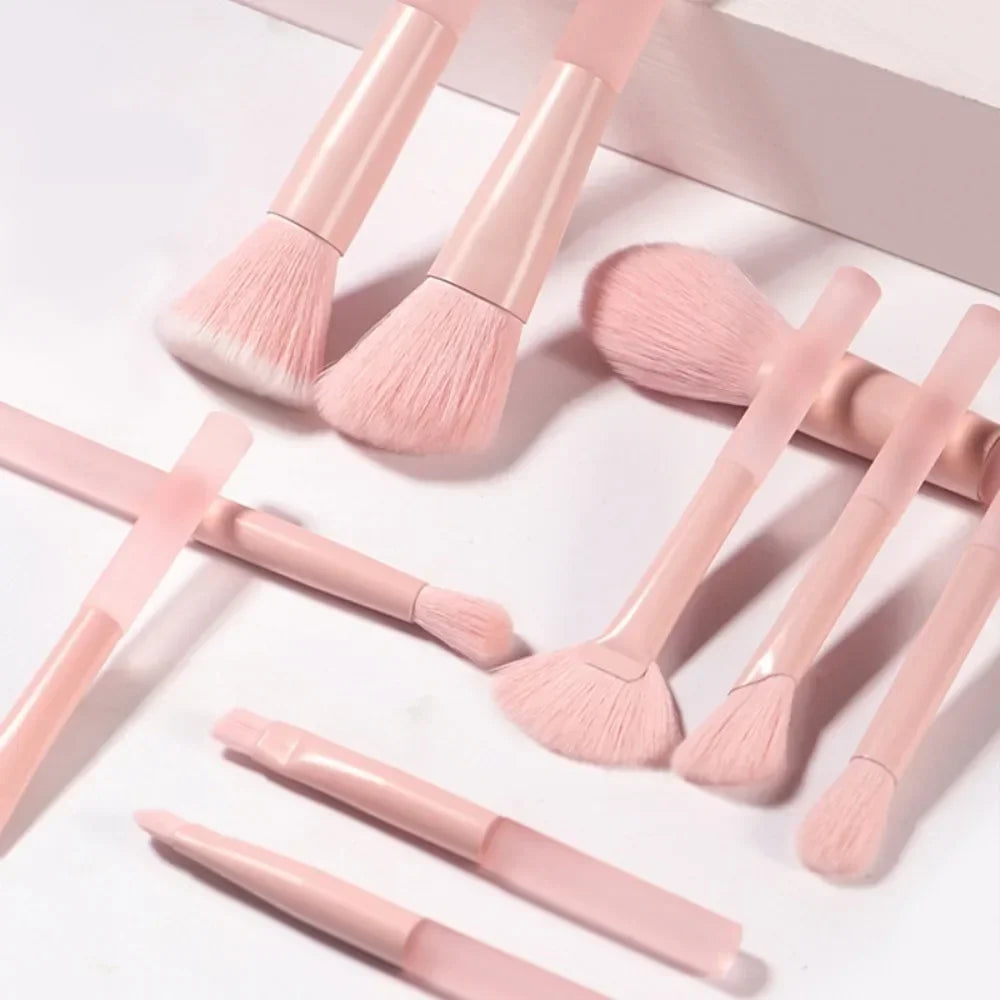 10Pcs/Lot Soft Fluffy Makeup Brushes Set Eye Shadow Foundation Brush Women Cosmetic Powder Blush Brush Make Up Beauty Tool