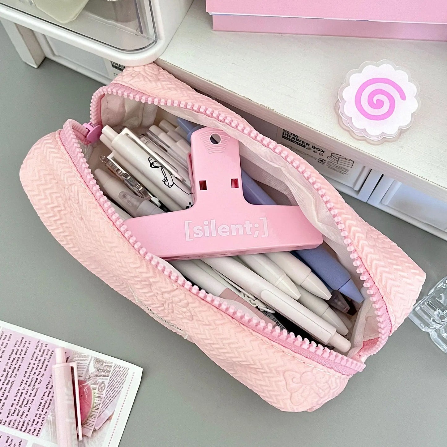 Cute Pink Makeup Bag