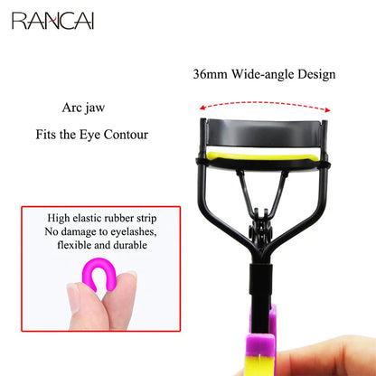 1 Pcs Make-up For Women Eyelash Curler Two-color Curling Eyelashes False Aids Lady Portable Makeup Beauty Tools Make Up