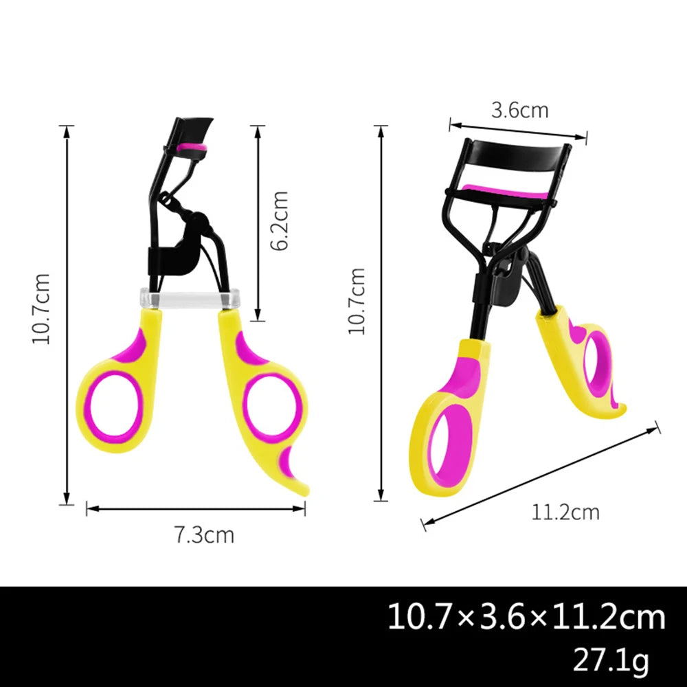 1 Pcs Make-up For Women Eyelash Curler Two-color Curling Eyelashes False Aids Lady Portable Makeup Beauty Tools Make Up