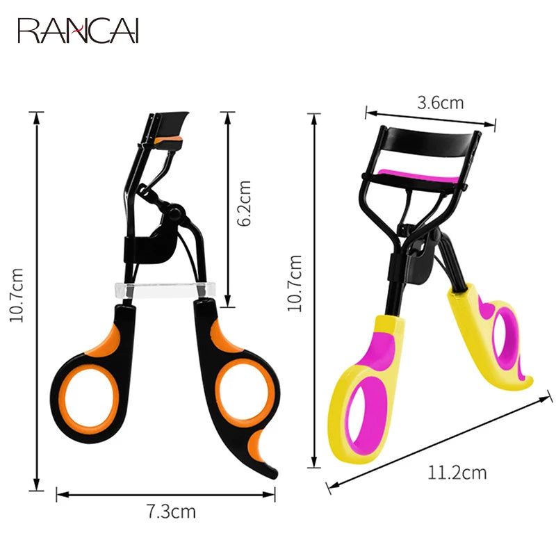 1 Pcs Make-up For Women Eyelash Curler Two-color Curling Eyelashes False Aids Lady Portable Makeup Beauty Tools Make Up