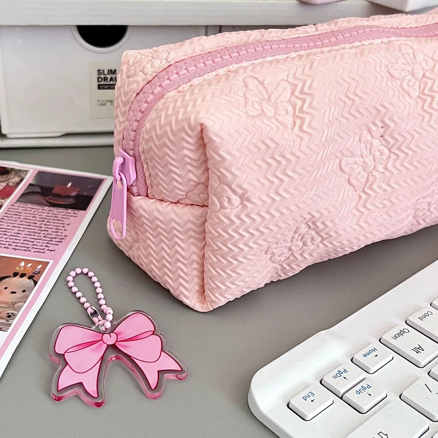 Cute Pink Makeup Bag