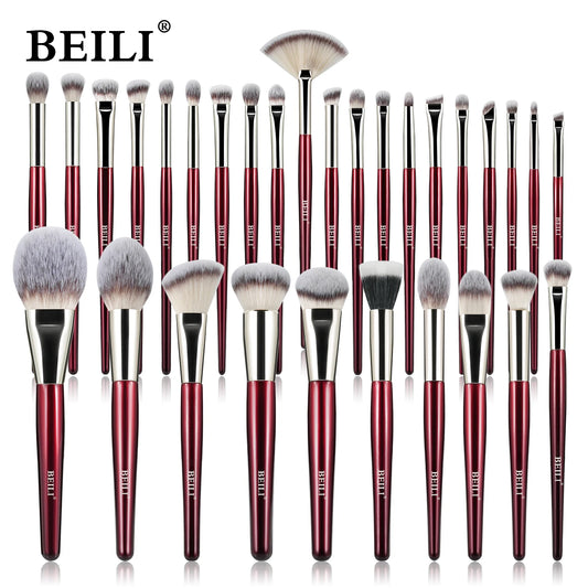 BEILI Soft 8/9/15/30 Makeup brush for foundation make-up concealer eye shadow eyebrow eyelash eyeliner brush multi-function comb