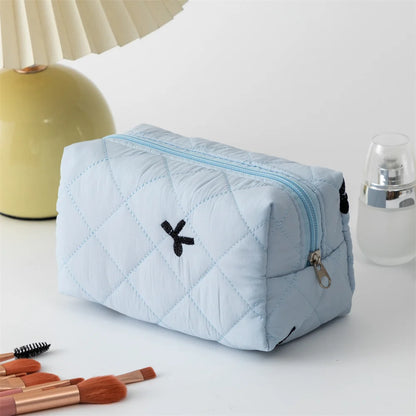 Ladies Bow Makeup Bag