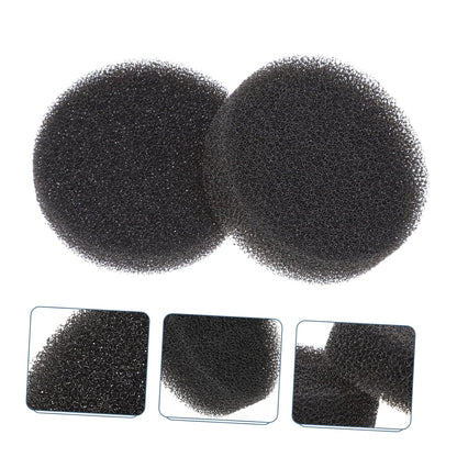 15Pcs Makeup Brush Cleaning Sponge Aquarium Media Dish Cleaning Sponge Dry Makeup Brush Cleaner Sponge Aquarium Bags Makeup Supplies Face Scrubber Black